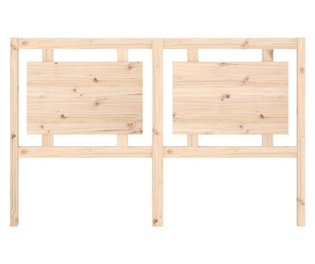 Горна табла за легло, 155,5x4x100 см, бор масив