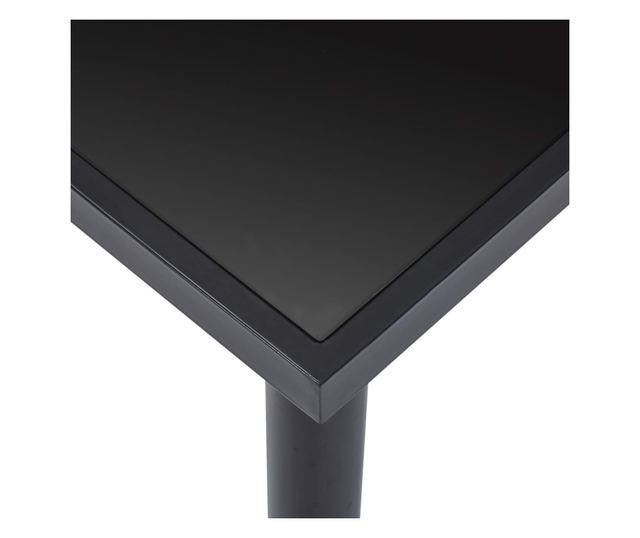 Set namještaja za kuhinju, 9 komada, smeđa, ekološka antilop koža