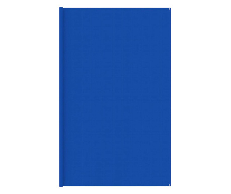Covor pentru cort, albastru, 400x600 cm, HDPE
