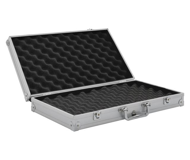 Kutija za oružje aluminijska ABS srebrna