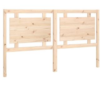 Горна табла за легло, 165,5x4x100 см, бор масив