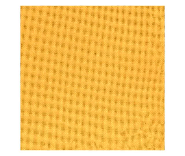 Zakretne kuhinjske stolice, 2 kom., žute, tekstil