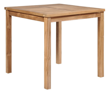 Stół ogrodowy, 80 x 80 x 77 cm, lite drewno tekowe