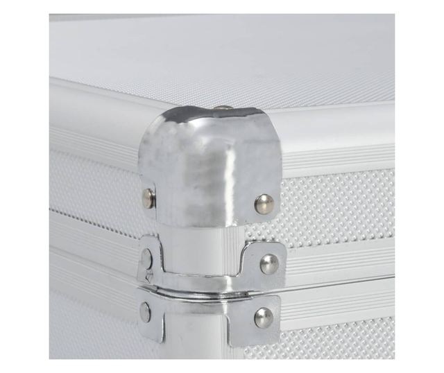 Kutija za oružje srebrna 118 x 38 x 12 cm aluminijska