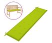 Градинска пейка възглавница, Ярко зелена, 200x50x3 см, Текстил