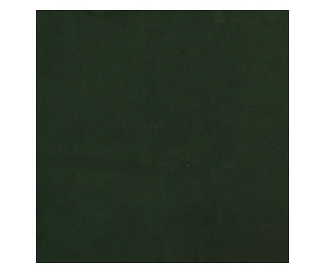 kétszemélyes sötétzöld bársony kanapéágy két párnával