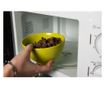 Set Complet Serviciu De Masa, Lime Juice, 16 piese, Cesiro, Verde Mat cu puncte negre
