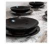Set Complet Serviciu De Masa, Night, 12 piese, Cesiro, Negru Mat