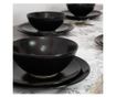 Set Complet Serviciu De Masa, Night, 12 piese, Cesiro, Negru Abis Mat