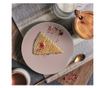 Set Complet Serviciu De Masa, Milkshake, 12 piese, Cesiro, Roz Deschis Mat