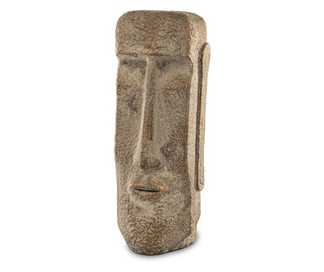 Statueta decorativa Moai, 41x13.5x13.5 cm