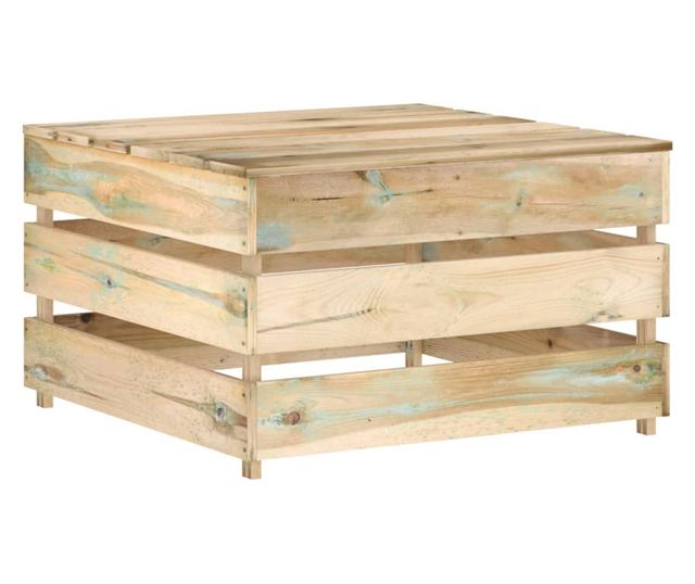 Vrtni stolovi od paleta, 2 kom., obrađeni bor