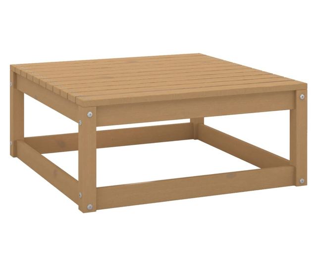 Vrtni namještaj, 5 dijelova, medeno smeđa, masivno borovo drvo