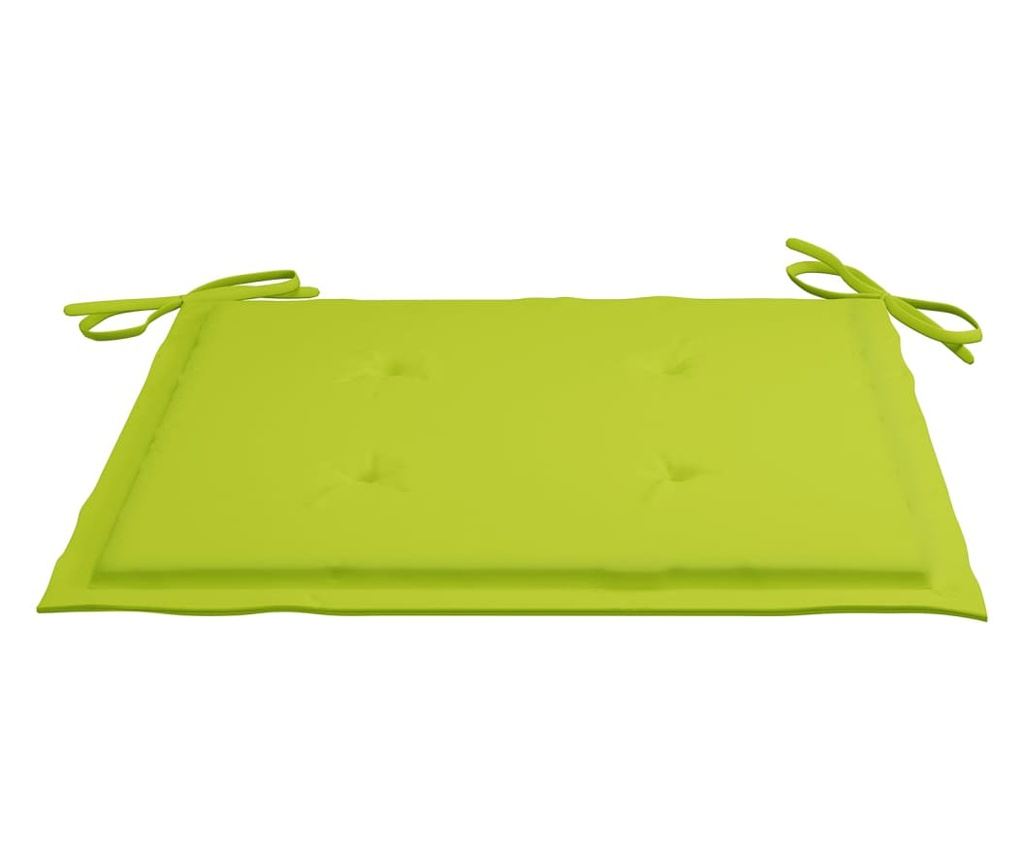 Scaune de grădină cu masă de ceai și perne, lemn masiv acacia - 8