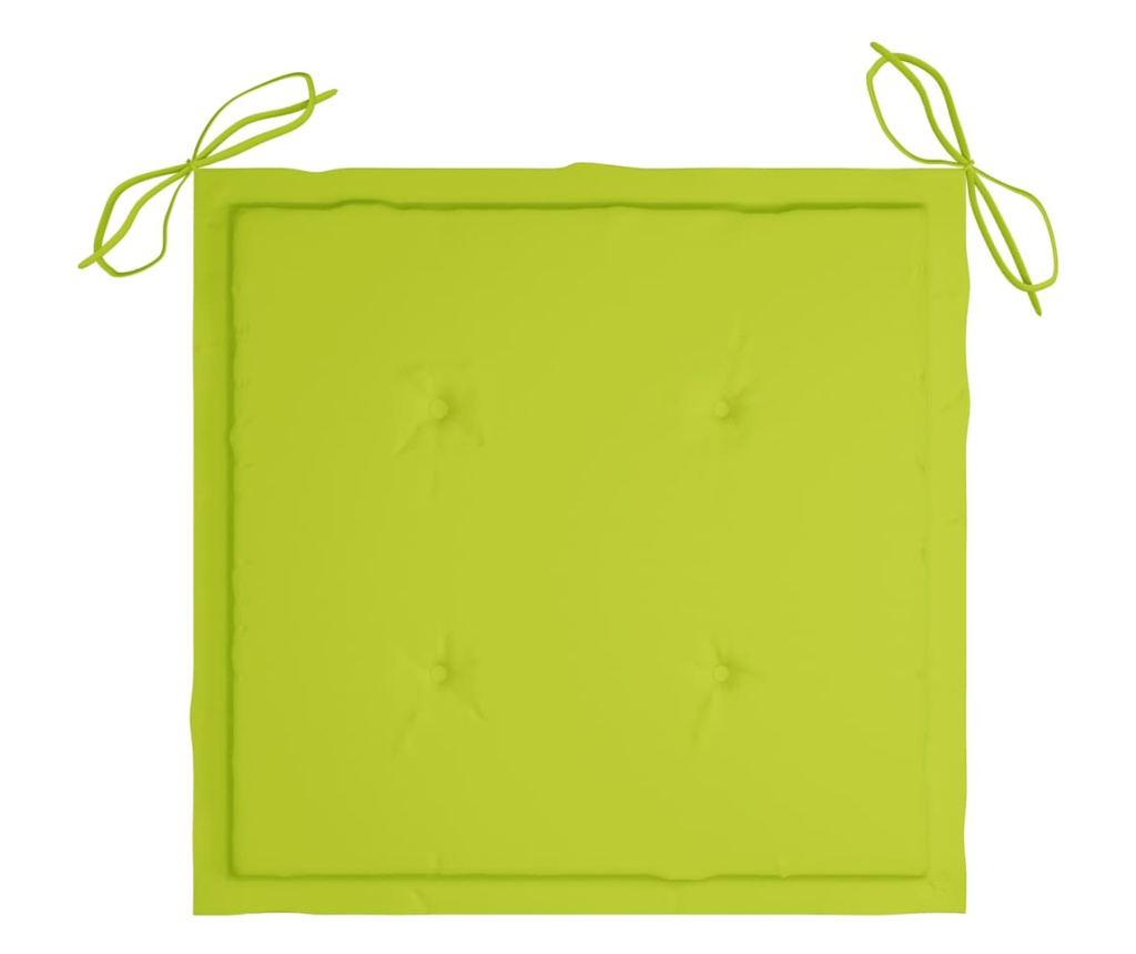 Scaune de grădină cu masă de ceai și perne, lemn masiv acacia - 9