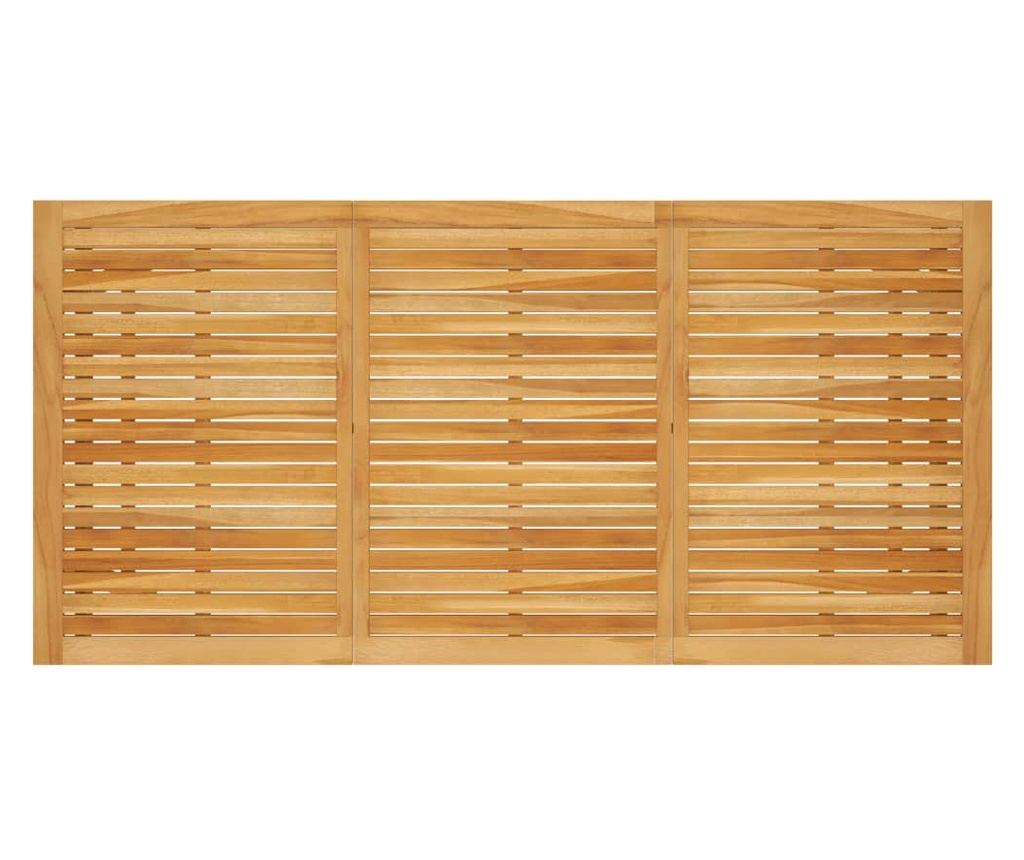 Set vrtnega pohištva, 7 kosov, bež - 4