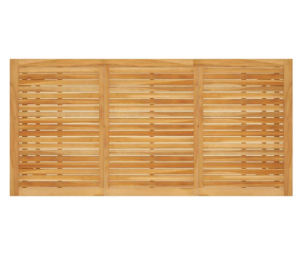 Set vrtnega pohištva, 7 kosov, črna - 4
