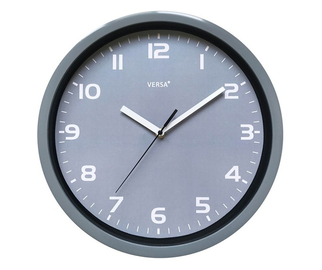 Стенен часовник (Ø 30 cm) Пластмаса - Червен