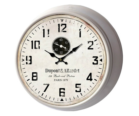 Стенен часовник Dupont (36 cm) Метал