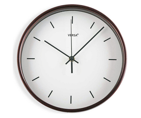 Стенен часовник Дървен (4,5 x 25,7 x 25,7 cm)
