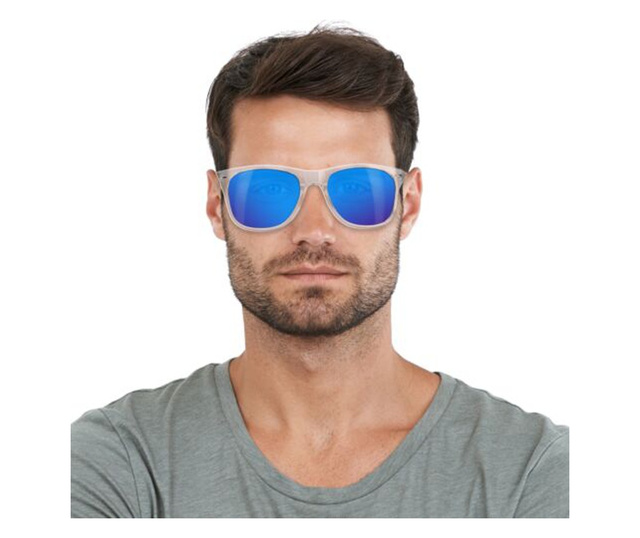 Napszemüveg nőknek és férfiaknak Navaris, UV400, Bambusz, Kék, 40731.03.04