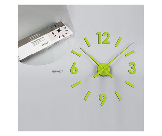 Стенен часовник полипропилен Зелен