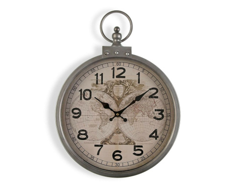Стенен часовник Versa Метал (5,5 x 47 x 35 cm)