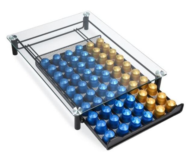 Органайзер за капсули Nespresso, 60 капсули, 30 x 40 x 6,5 см, 51112.01