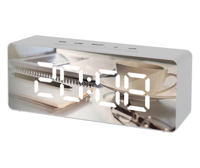 Ceas digital cu alarma si termometru, Bass Polska 11110