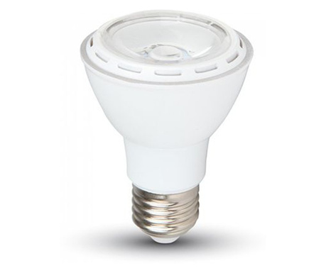 Bec LED PAR20 E27 8W 6000K, energy-saving, white light.