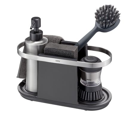 Organizator chiuveta Smartline Gefu, inox, negru 29254