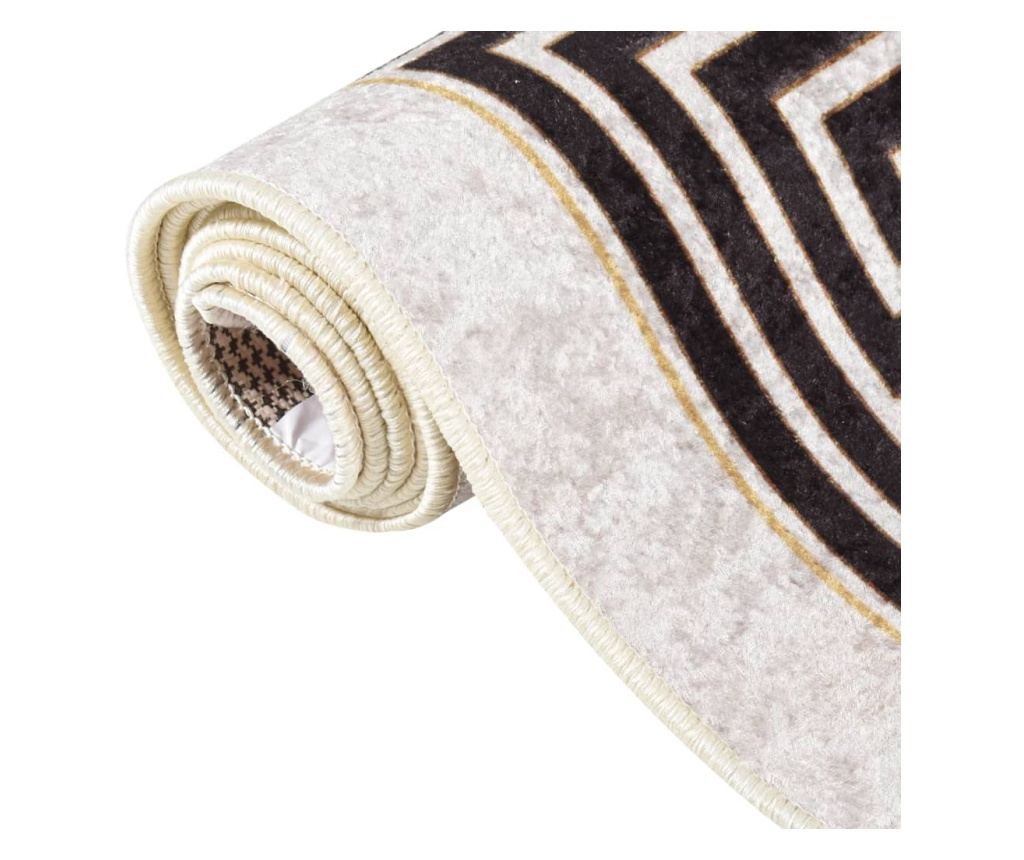 Perivi tepih, svijetlo bež, 160x230 cm, protuklizni - 2