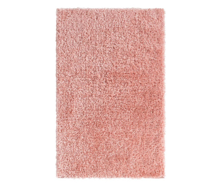 Covor moale cu fire înalte, roz, 200x290 cm, 50 mm