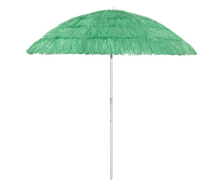 Umbrelă de plajă, verde, 240 cm