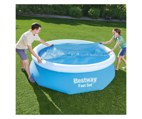 Bestway Prelată solară de piscină Flowclear, 305 cm