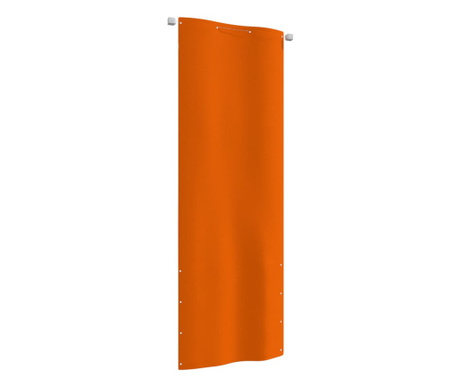 Балконски параван, оранжев, 80x240 см, оксфорд плат