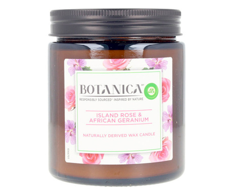 Ароматизирана Свещ Botanica Rose & African Geranium Air Wick (205 g)