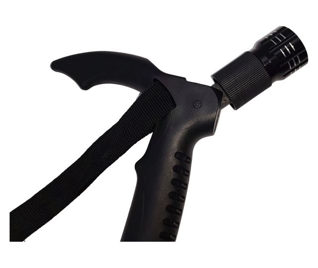 Baston extensibil IdeallStore®, Ol Helper, aluminiu, lampa LED, 110 cm, rosu