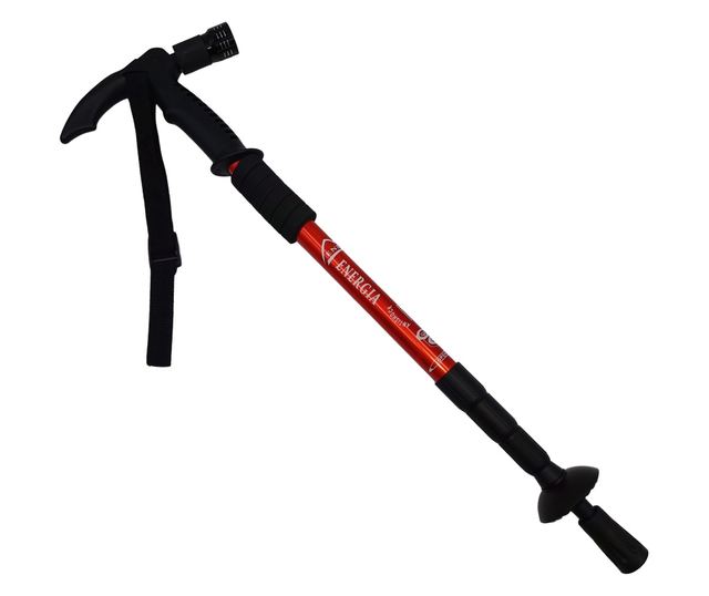 Baston extensibil IdeallStore®, Ol Helper, aluminiu, lampa LED, 110 cm, rosu