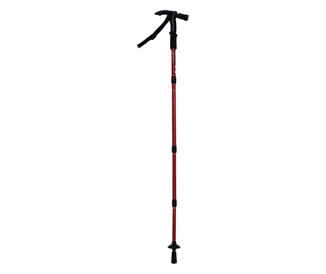 Baston extensibil IdeallStore®, Ol Helper, aluminiu, lampa LED, 110 cm, rosu