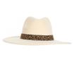 Palarie panama din stofa, PAMI, PD-0522-63, 58 cm Crem
