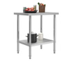 Kuhinjski radni stol 80 x 60 x 85 cm od nehrđajućeg čelika