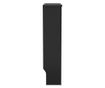 Pokrov za radijator MDF crni 78 cm