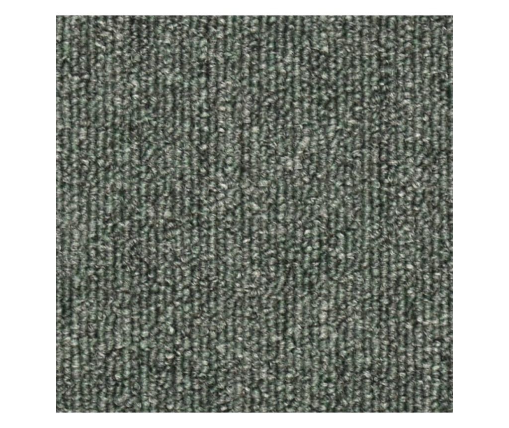 Covorașe pentru trepte scară, 15 buc., verde închis, 56x17x3 cm - 8