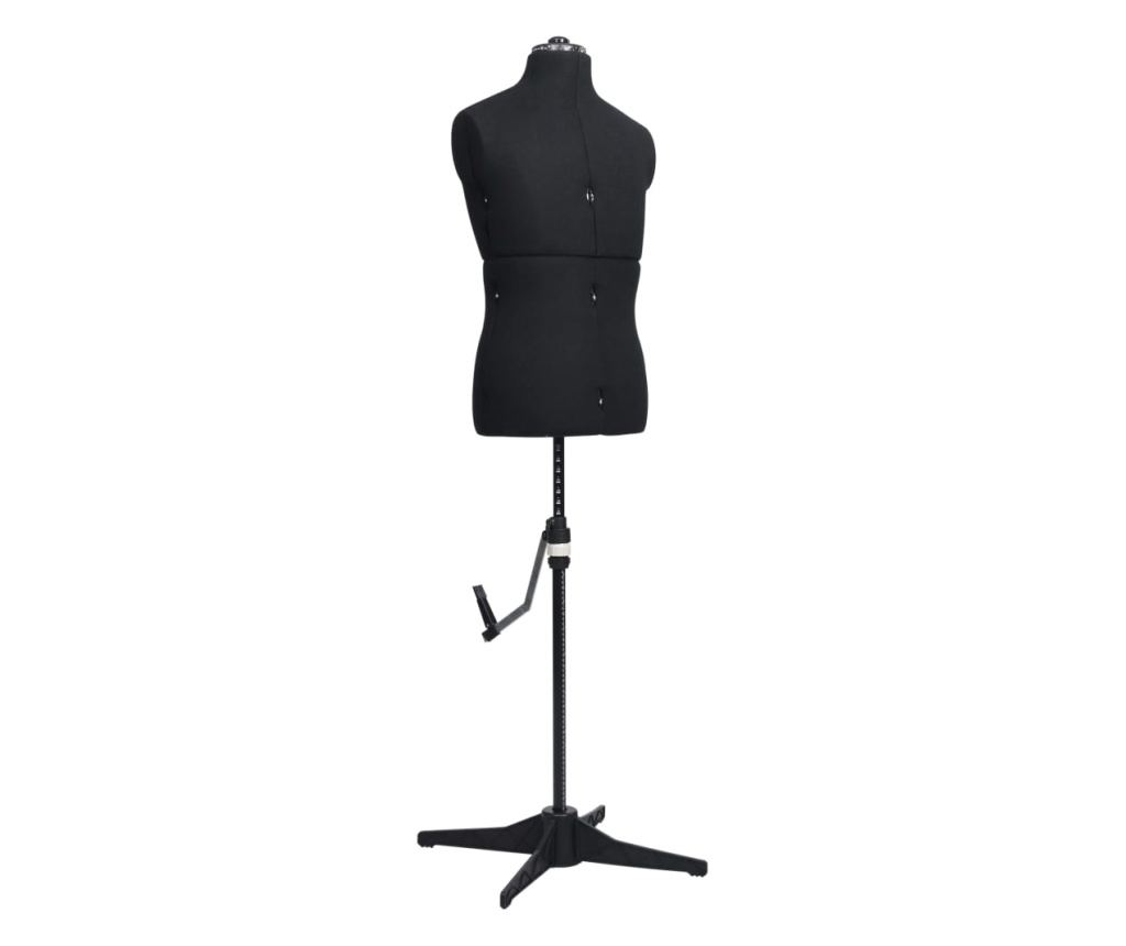 Manechin croitorie reglabil barbati, negru, dimensiune 37-45 - 2