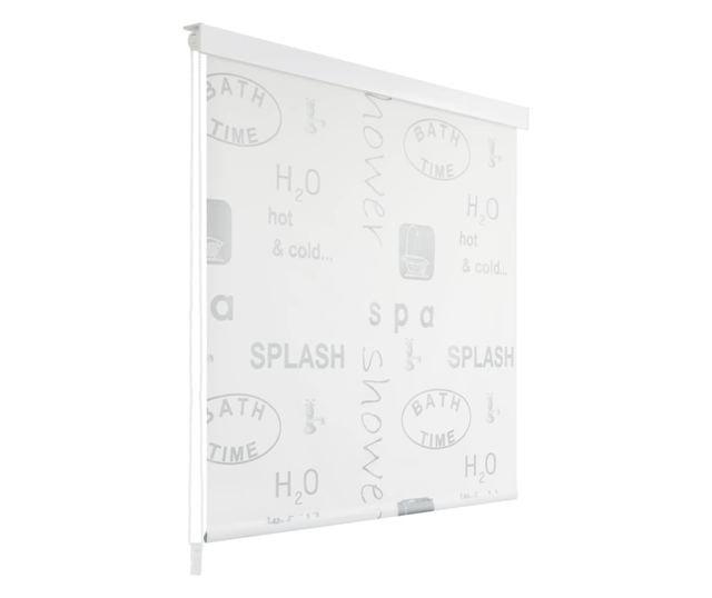 Rolo zastor za tuš 160 x 240 cm s raznim natpisima