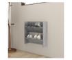 Pantofar de perete, gri beton, 60x18x60 cm, PAL