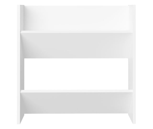 Pantofare de perete, 2 buc., alb, 60x18x60 cm PAL