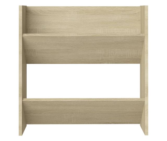 Pantofare de perete, 2 buc., stejar sonoma, 60x18x60 cm PAL