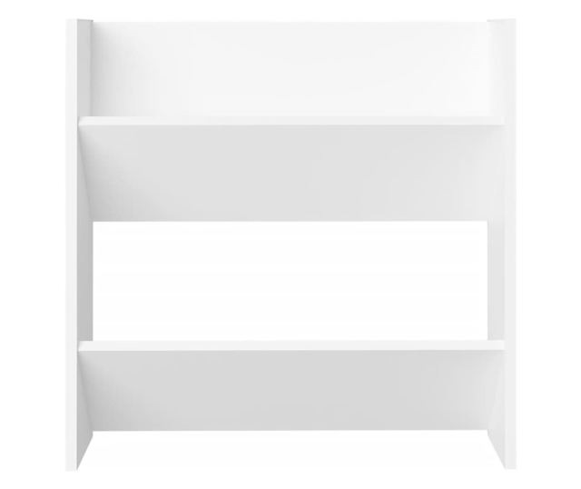 Pantofare de perete, 4 buc., alb, 60x18x60 cm PAL